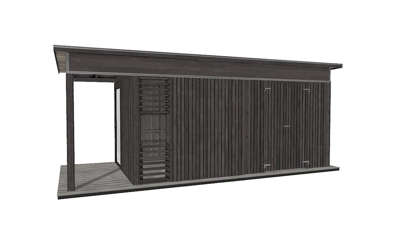 Bod multi grå royal høyrehengslet dør modell 1855 null - null - 2 - Miniatyr