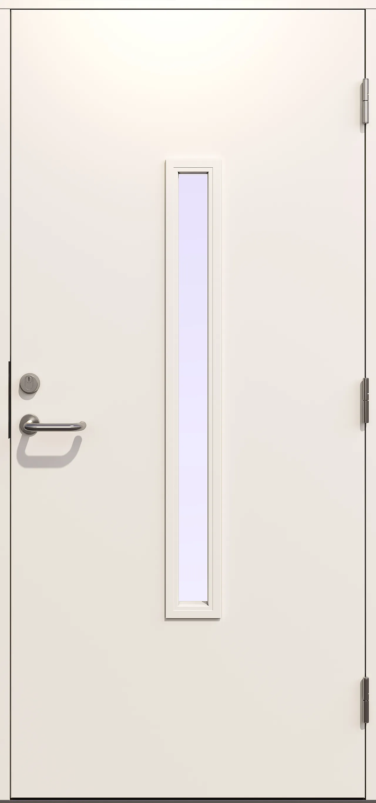 Ytterdør Herakles 100 x 210 cm høyrehengslet hvit Ytterdør Herakles 100 x 210 cm høyrehengslet hvit