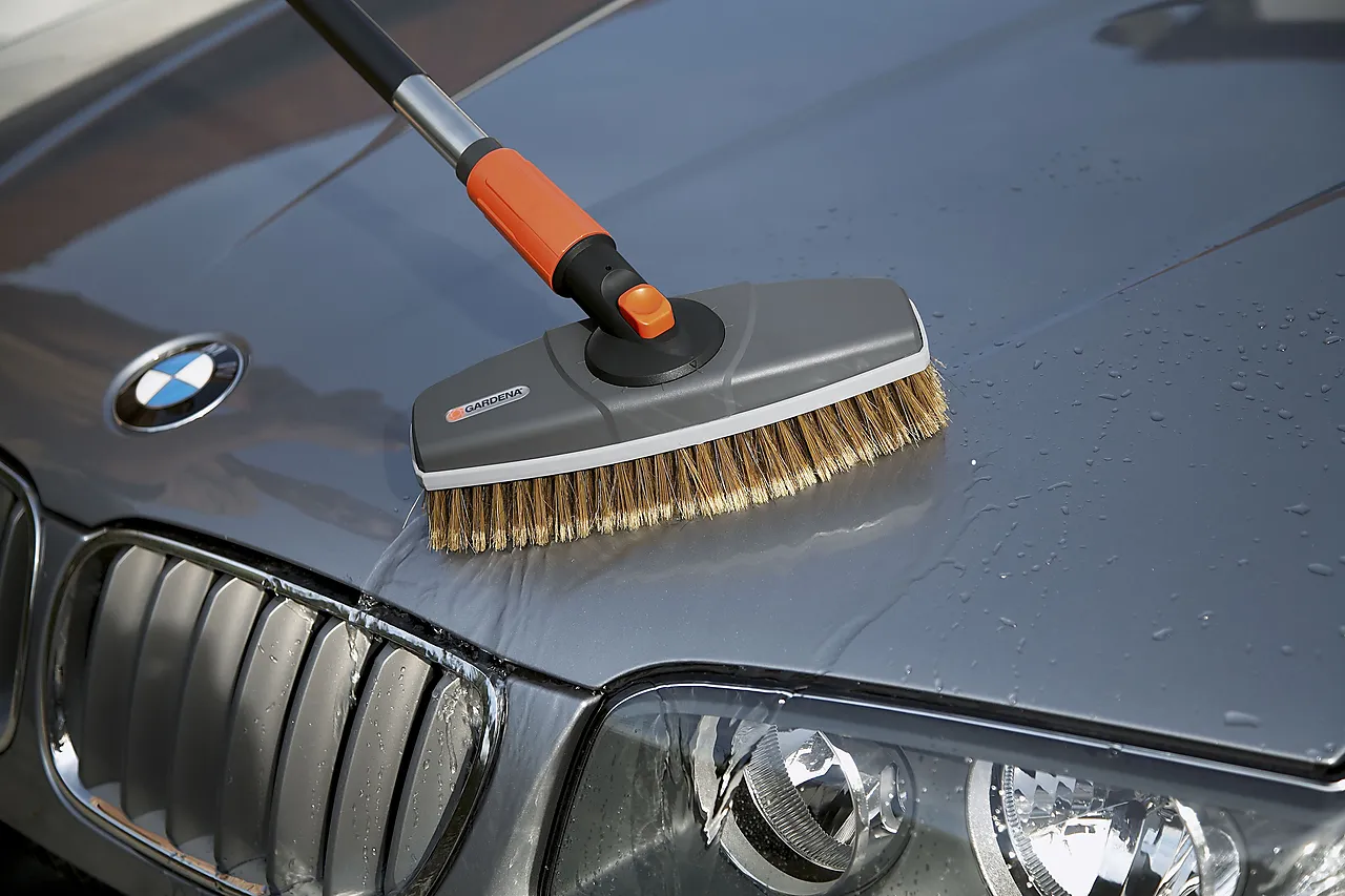 Bilpleiesett Børste/Skaft/Bil- Shampo