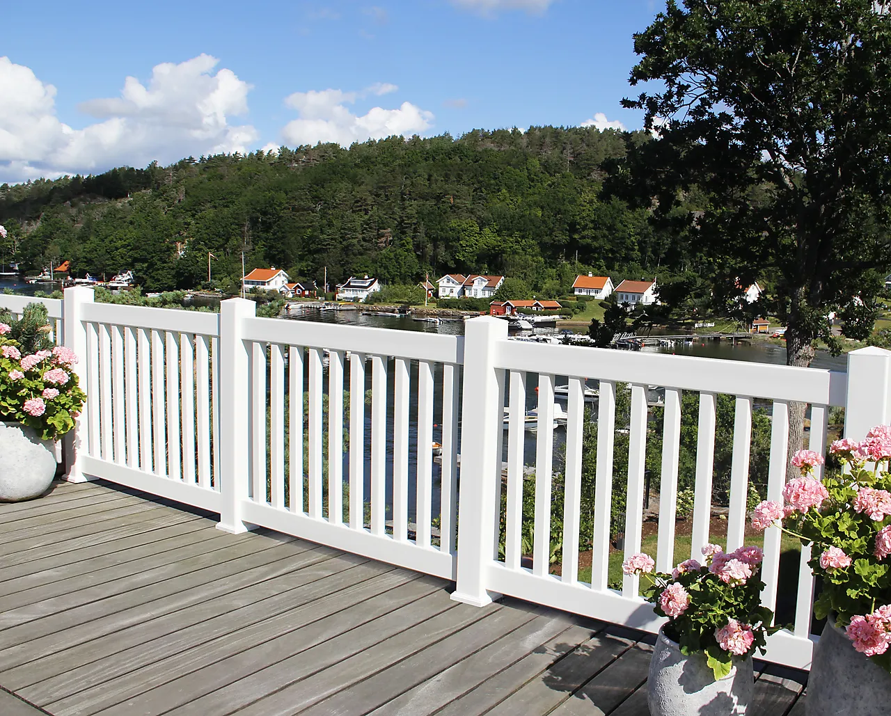 Stolpe midt til Ryvingen/Saltholmen rekkverk 91 cm