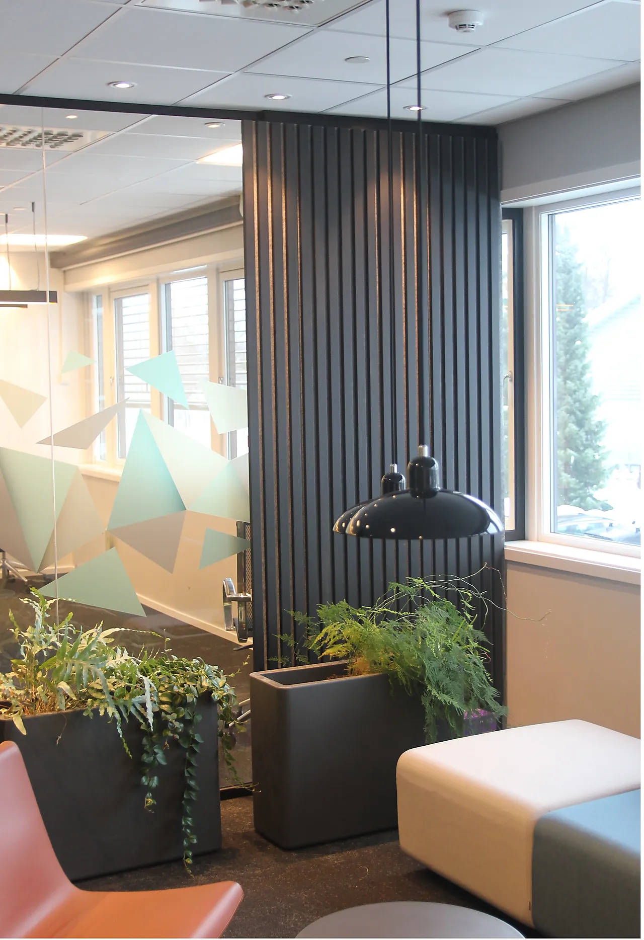 Spilevegg furu eco panel svart lakk  40x600x2400 mm null - null - 2 - Miniatyr