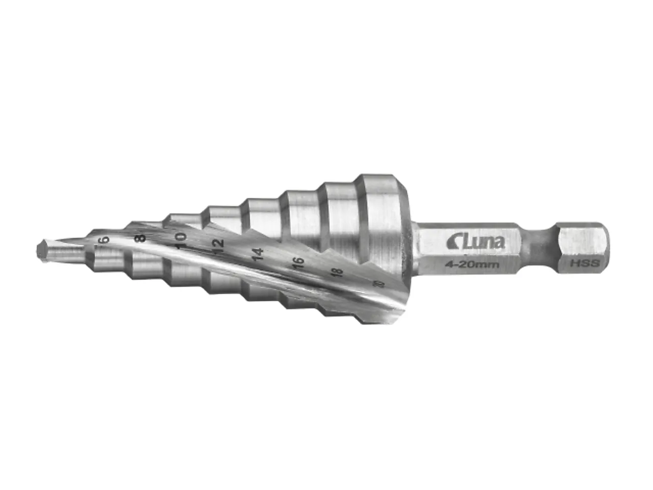 Stegbor 4-20mm 9 trinn