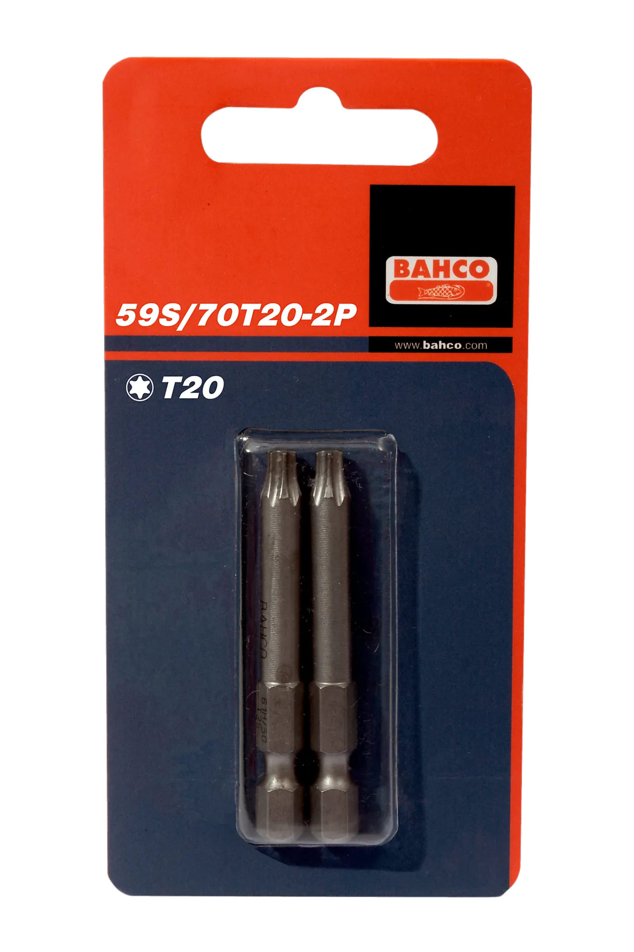 Bits 1/4" t40 std 70mm 2pk