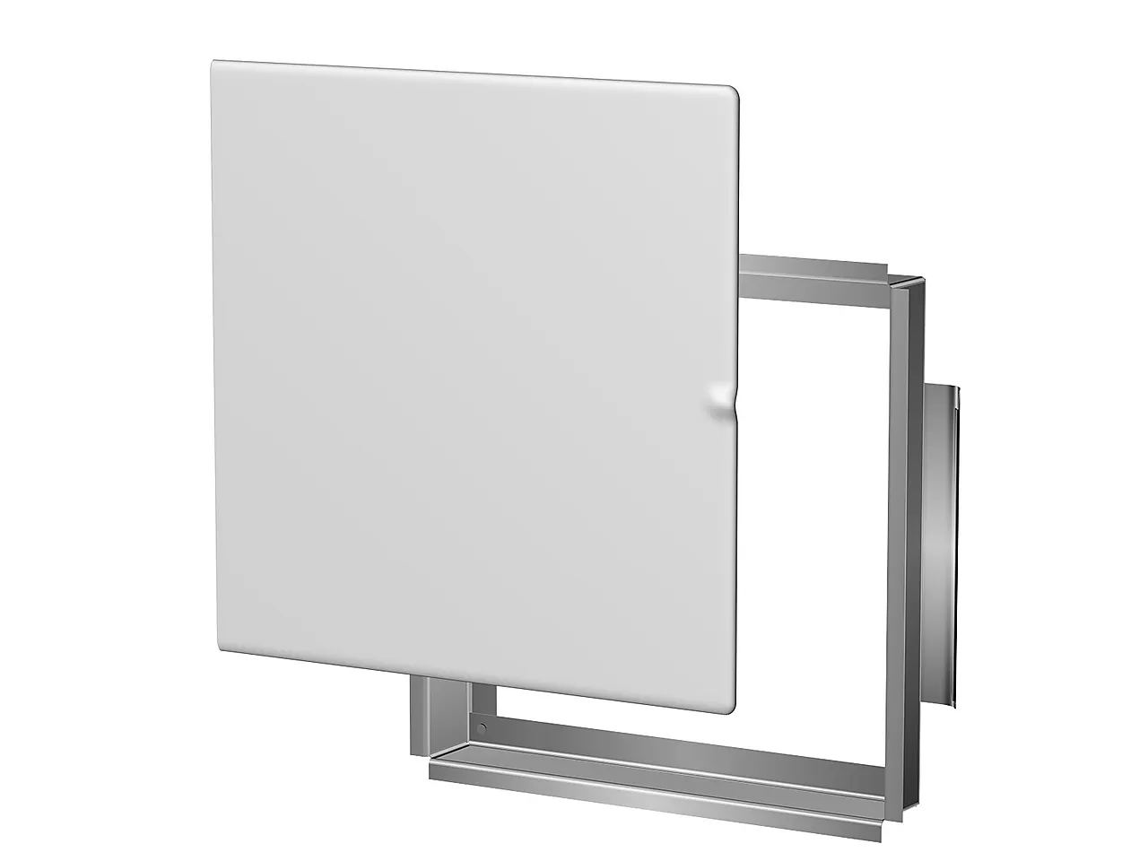 Inspeksjonsluke standard hvitlakkert 60 x 60 cm null - null - 2 - Miniatyr