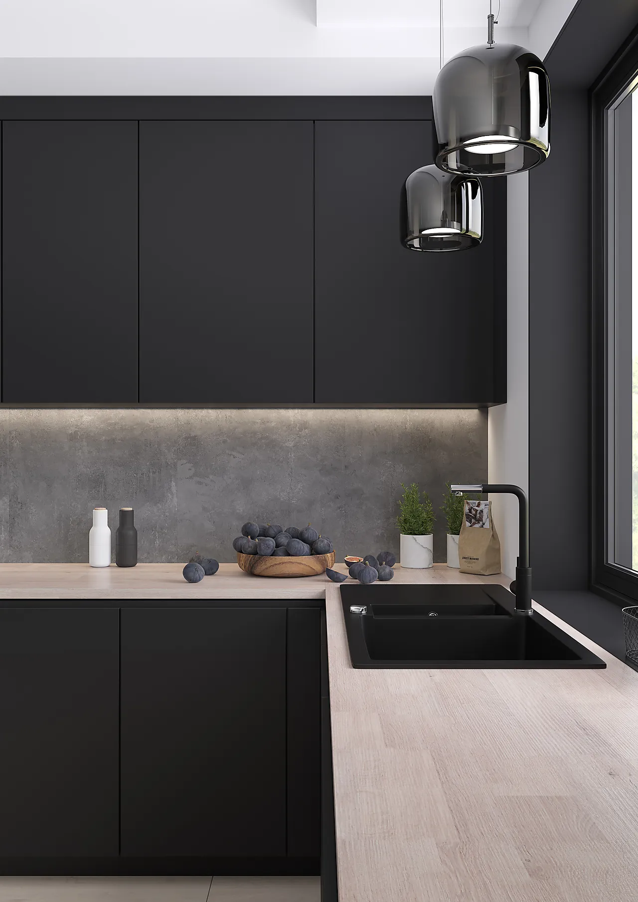 Benkeplate laminat A 388 WG Bistro Eik Natur 29x3020x1230 mm null - null - 2 - Miniatyr