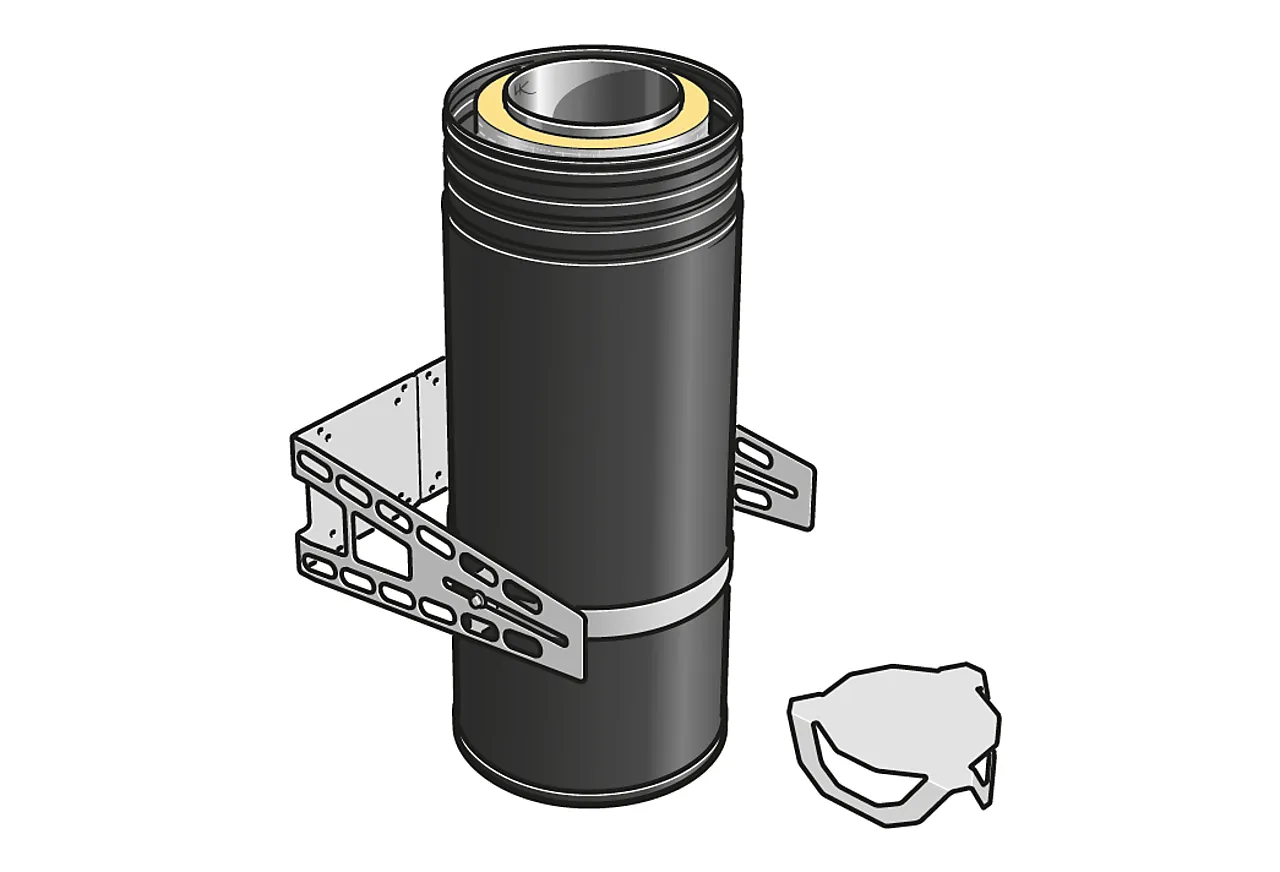 Tl- teleskop-mod øvre 230/130 svart