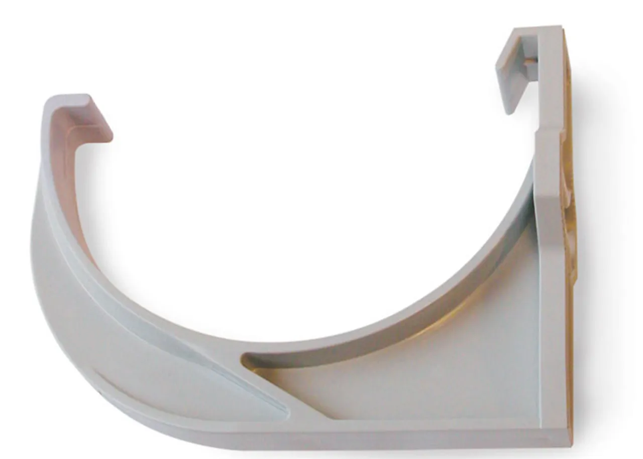 Rennekrok konsoll plast 12 grå til plast takrenner