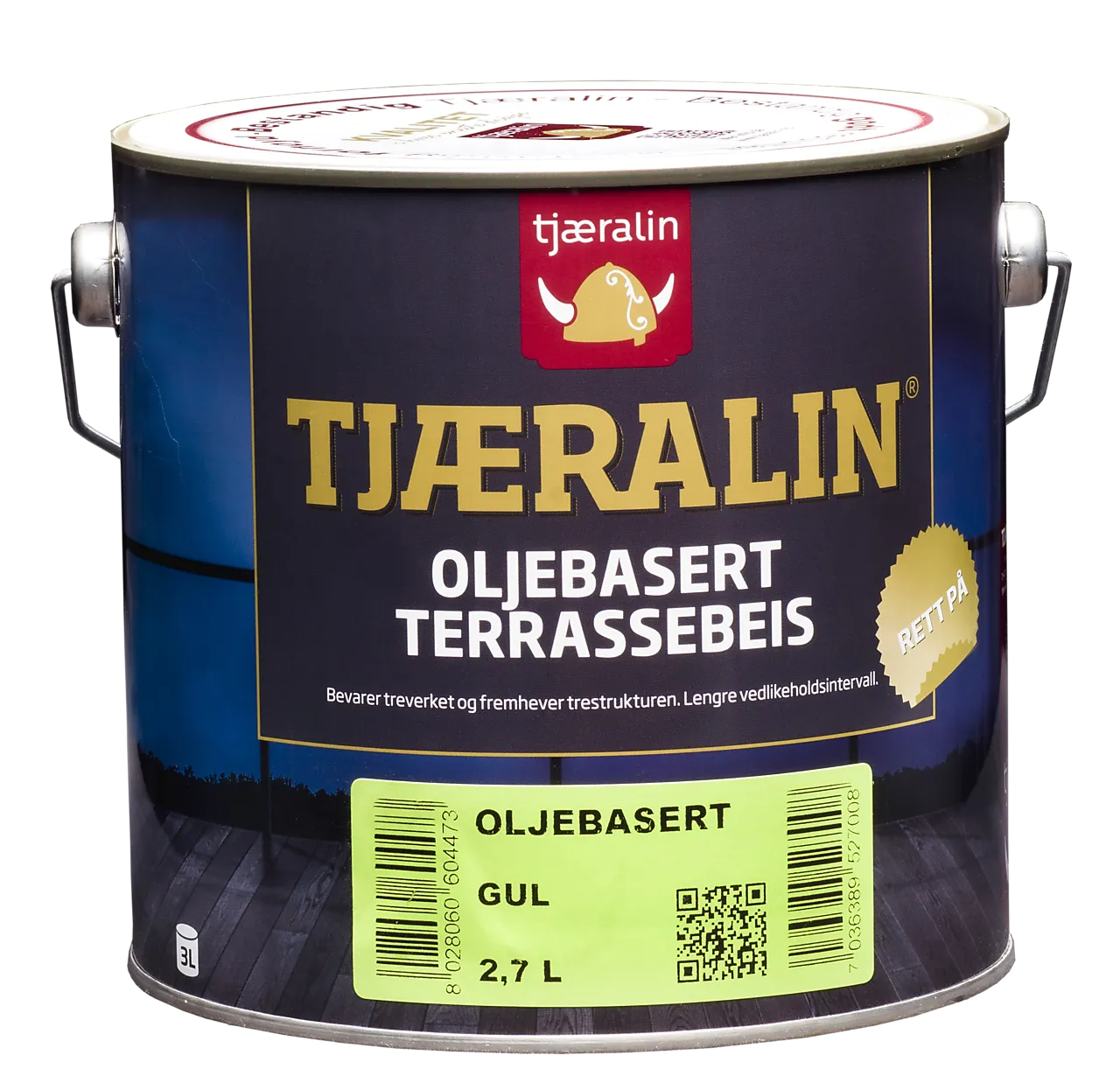 Tjæralin olje terrassebeis klar 2,7