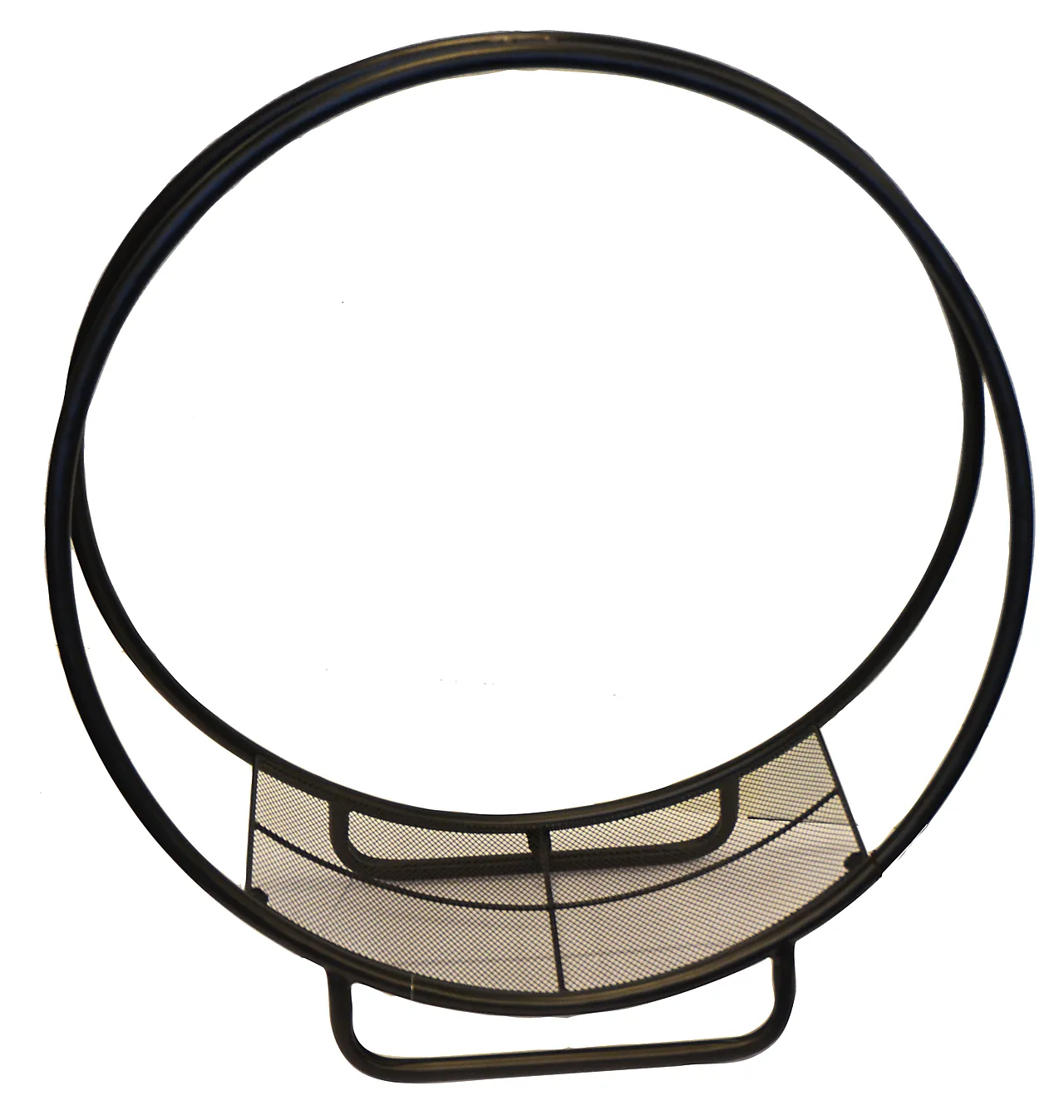 Vedstativ rundt medium svart