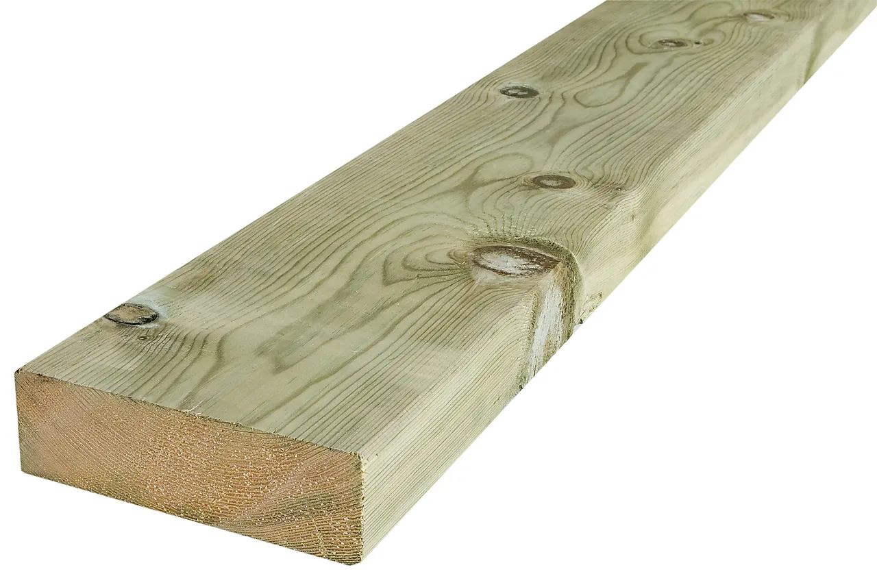 Furu 36x148x4800 k-virke c24 cu fl impregnert null - null - 2 - Miniatyr