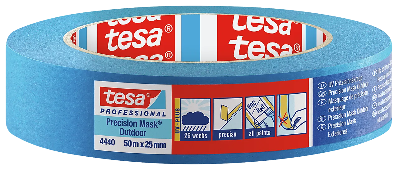 Malertape 25 mm precision null - 50 - 2 - Miniatyr