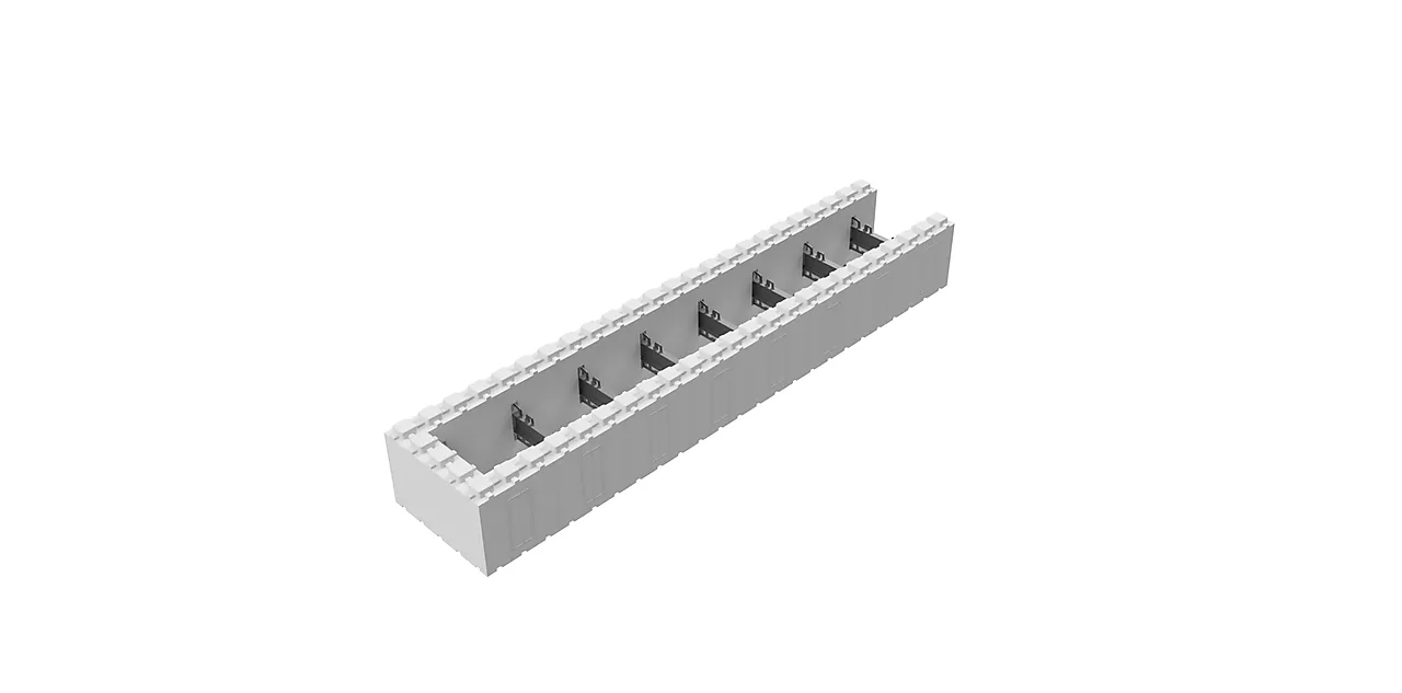Thermomur 250x halvblokk h=150 tett b250xh150x1200