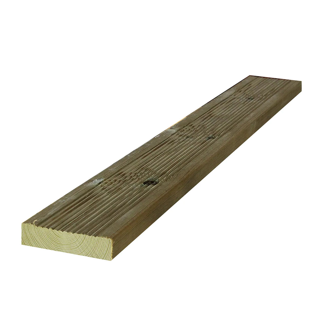 Terrassebord med riller impregnert furu 28x120 mm Terrassebord med riller impregnert furu 28x120 mm