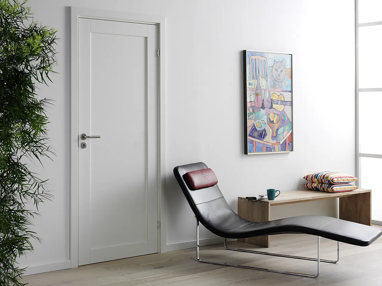 Unique 01L innerdør 80x200 cm hvit Unique 01L innerdør 80x200 cm hvit