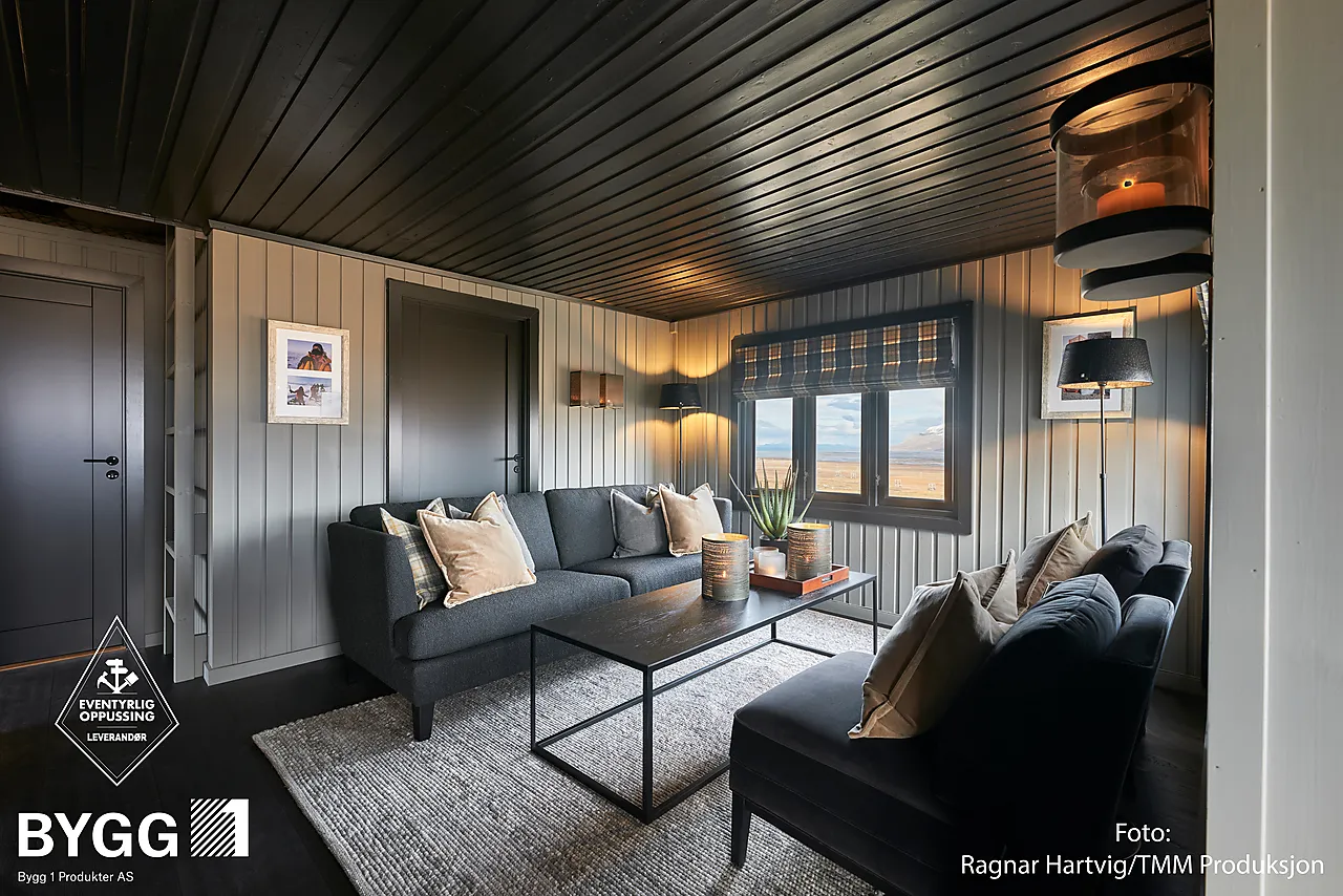 Innerdør Stil 1 svart 70x210 cm null - 70x210 cm - 2 - Miniatyr