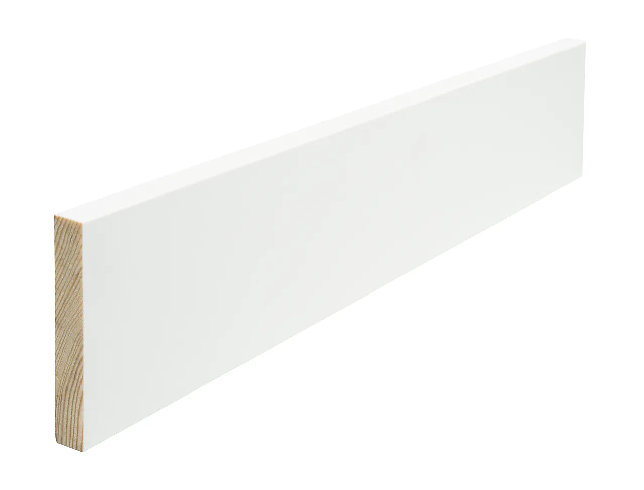 Glattkantlist furu hvit bomull S0502-Y 9x58 mm null - 9 - 3 - Miniatyr