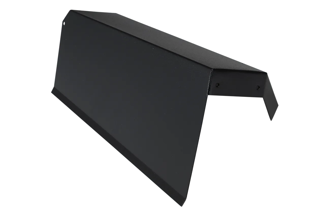 Gavlprofil reno v excl m sort isola dekkende mål 371mm