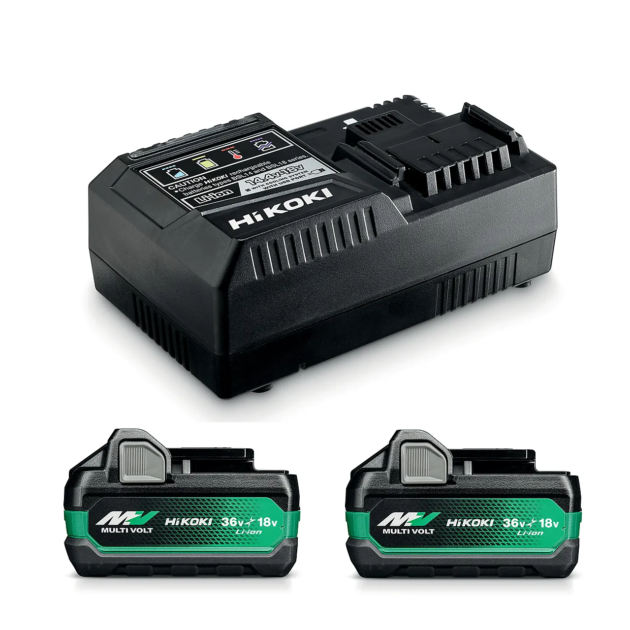 Batteripakke 2xbsl36a18x/uc18ysl3 18v/36v multi volt