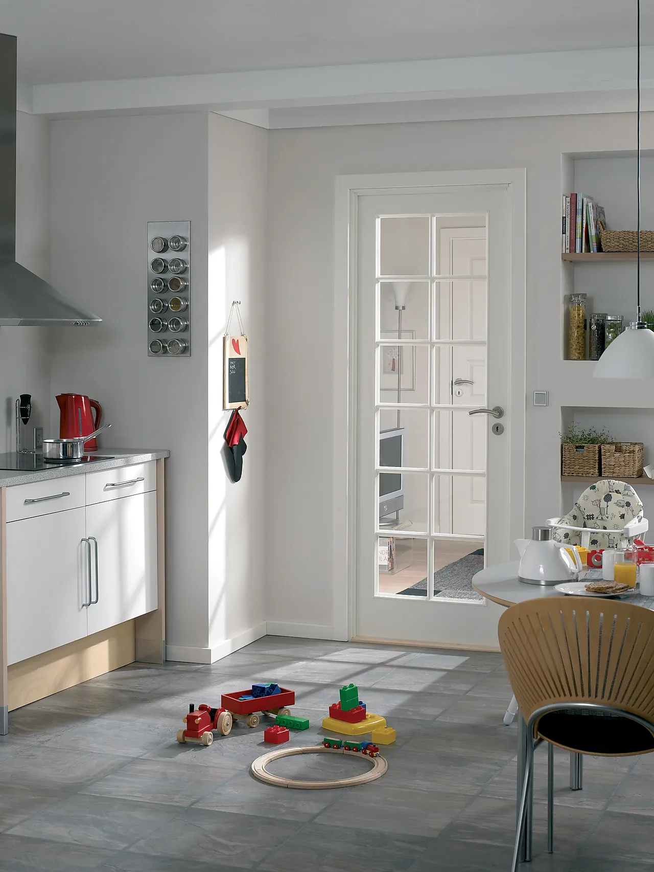 Dørbl compact sp12 10x20 hvit glassdør 4mm herdet glass null - null - 2 - Miniatyr