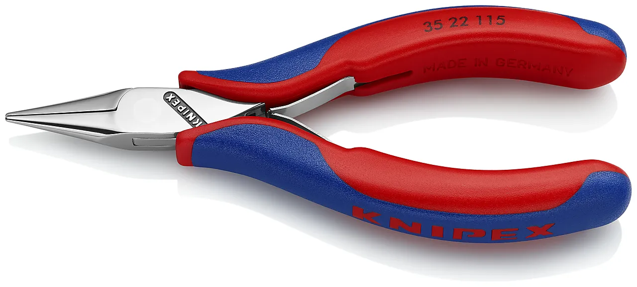 Elektronikktang 22 115 sb halvrund knipex 35
