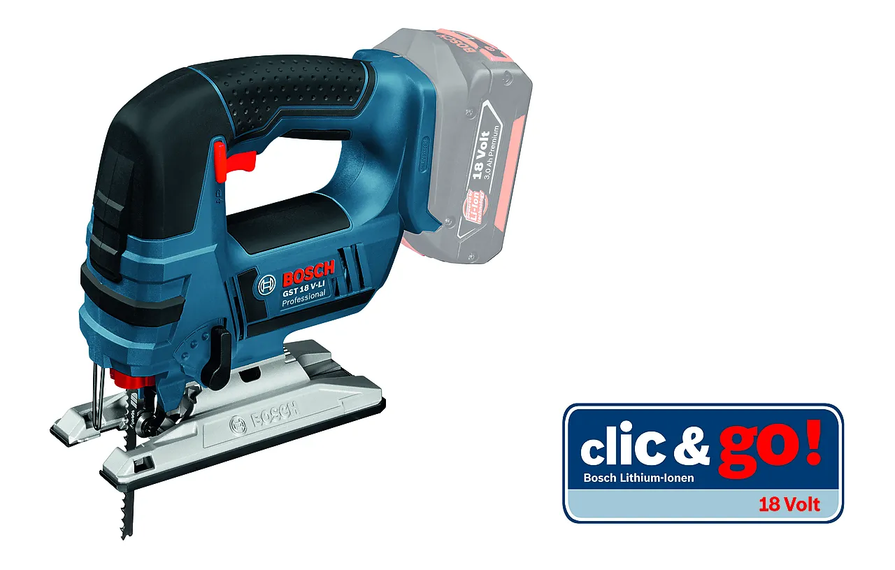 Stikksag 18V bøylehåndtak uten batteri i L-BOXX