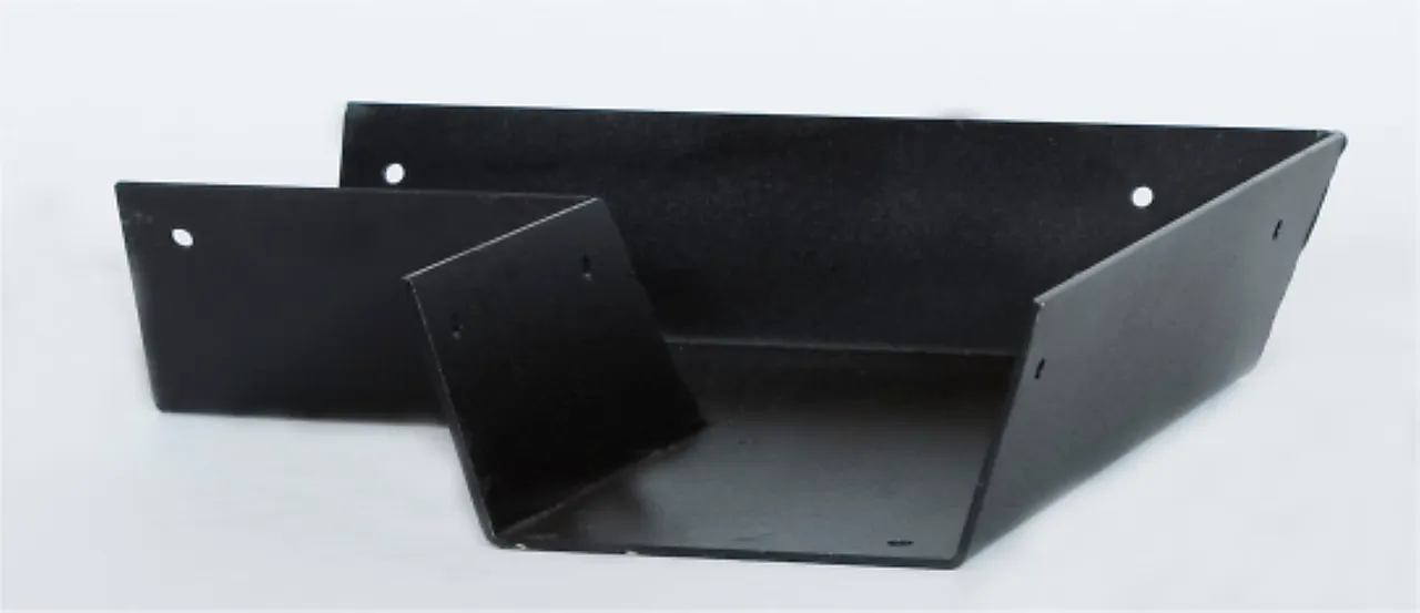 Tretakrenne Vinkelskjøt Sort 58X120