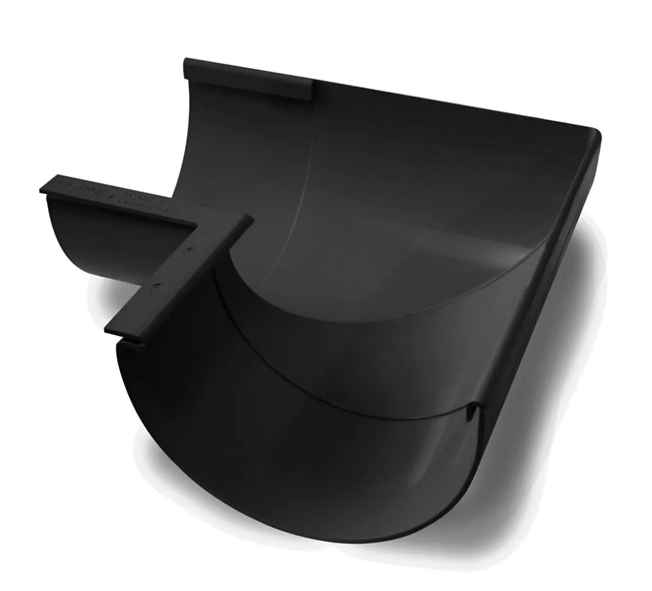 Vinkel 45 grader innvendig 10 sort