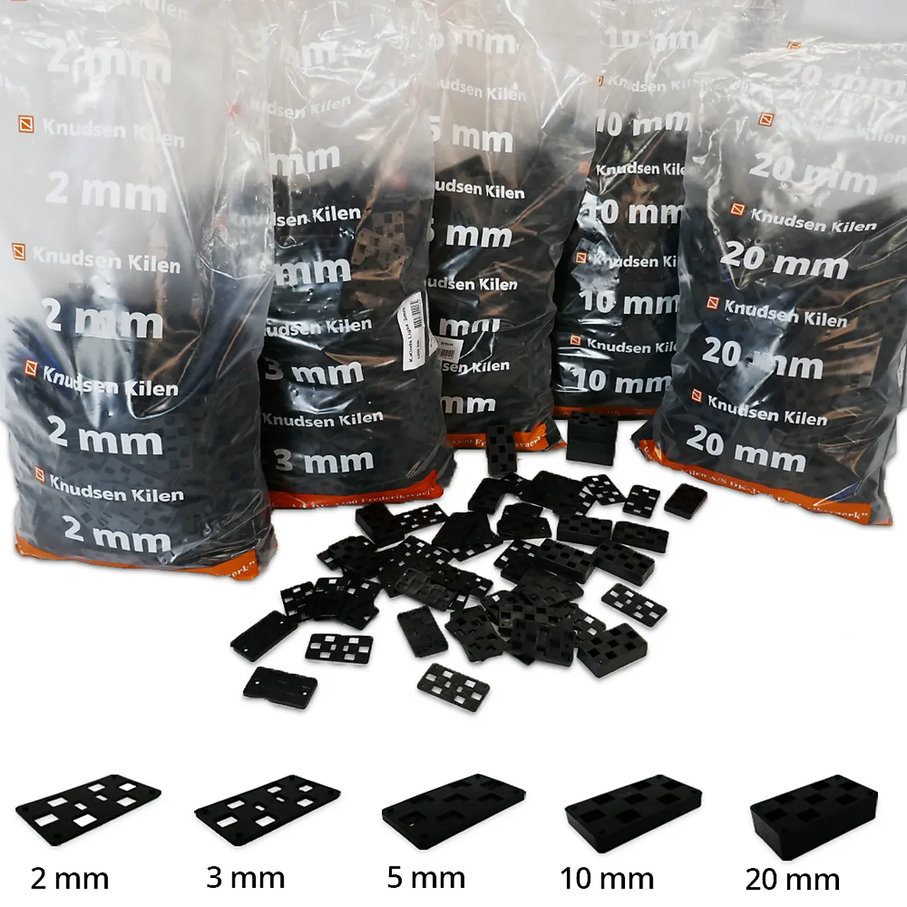 Avstandskloss i pose 20x45x80 mm 200 stk null - null - 2 - Miniatyr