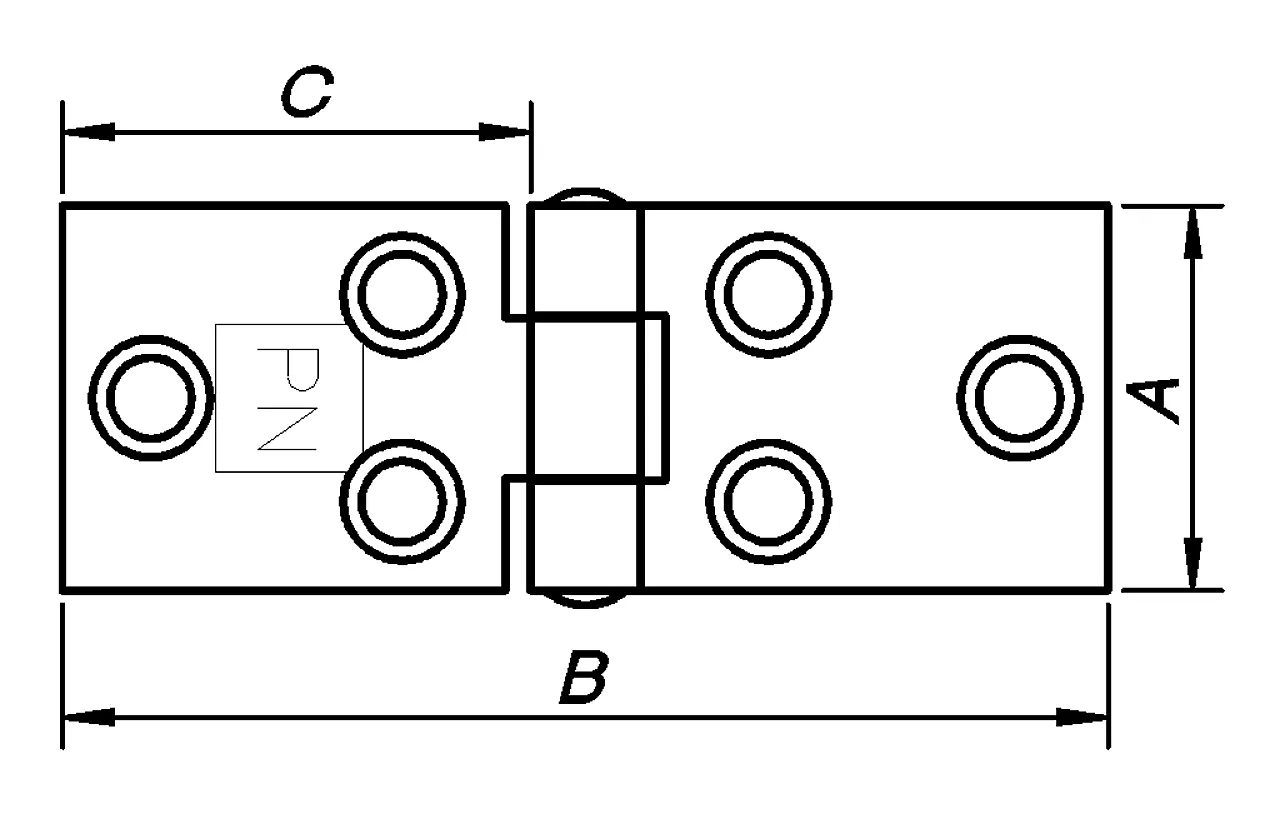 Bladhengsel 50 mm elforsinket null - null - 2 - Miniatyr