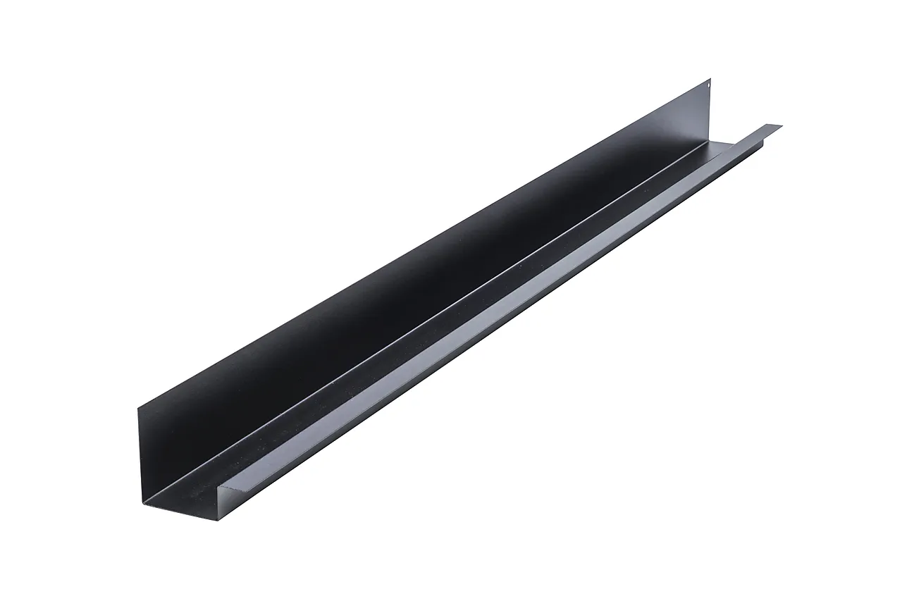 Skottrenne pt plano venstre m sort dekkende lengde 1170 mm Skottrenne pt plano venstre m sort dekkende lengde 1170 mm