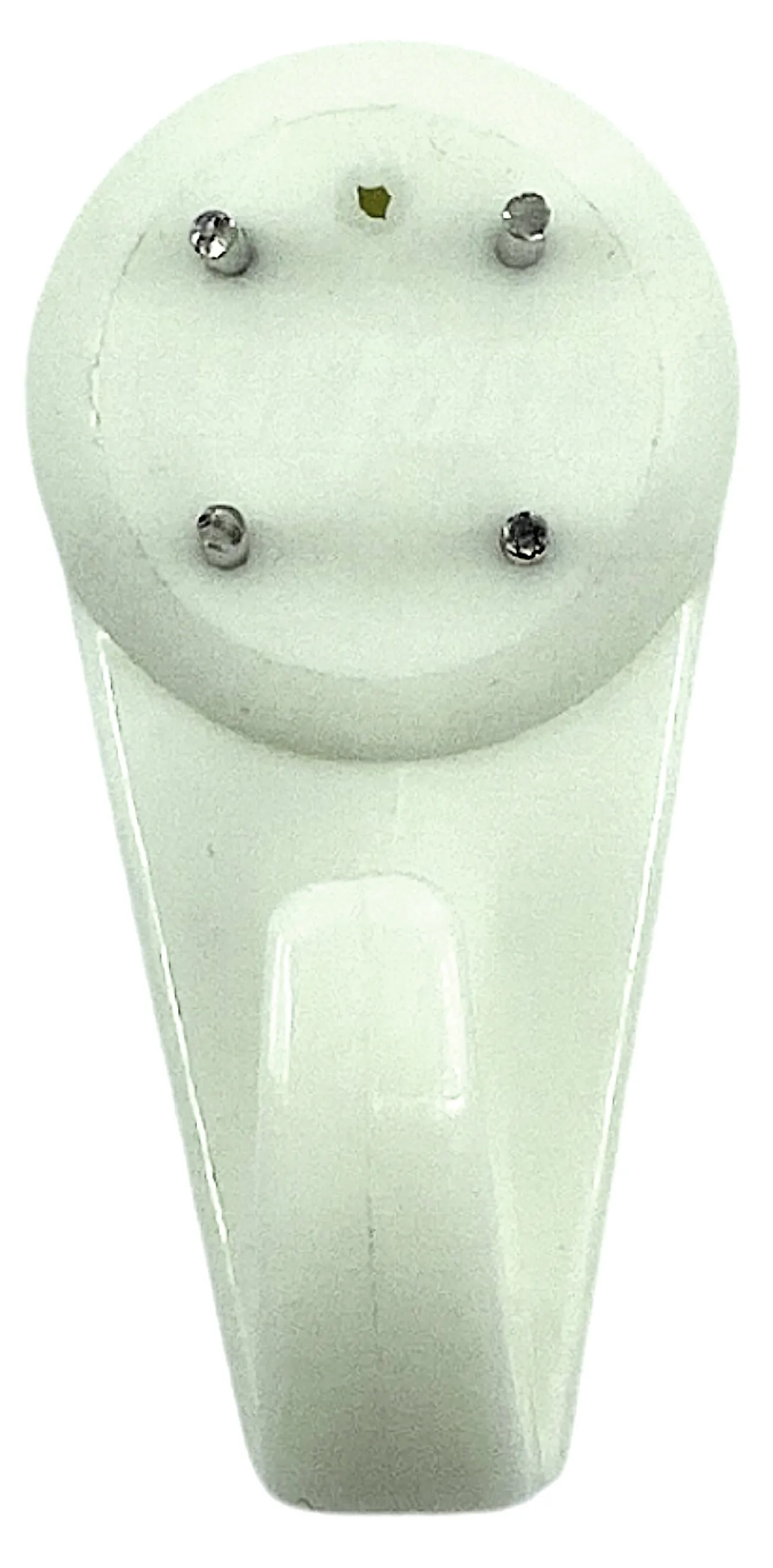 Betongkrok medium hvit nylon 6-pk