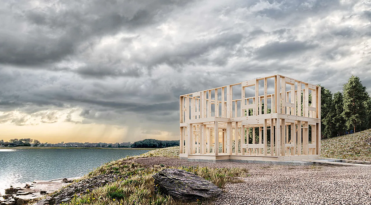 Stender laminert gran 36x68x2400 mm