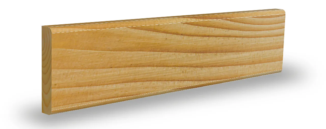 Brannmurlist rund furu ubehandlet 8x33x2400 mm Brannmurlist rund furu ubehandlet 8x33x2400 mm