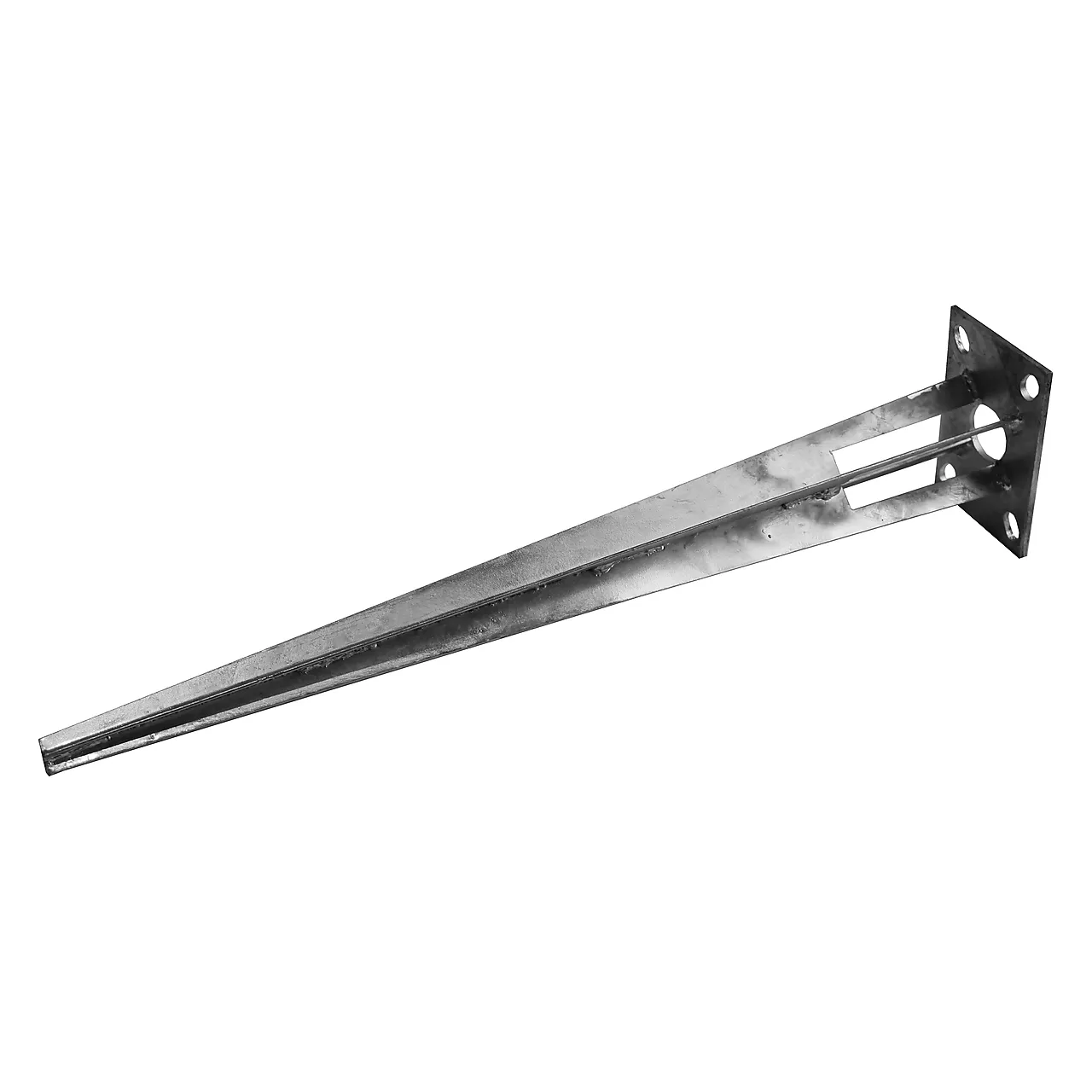 Jordspyd M/plate For Alu-stolpe Jordspyd M/plate For Alu-stolpe