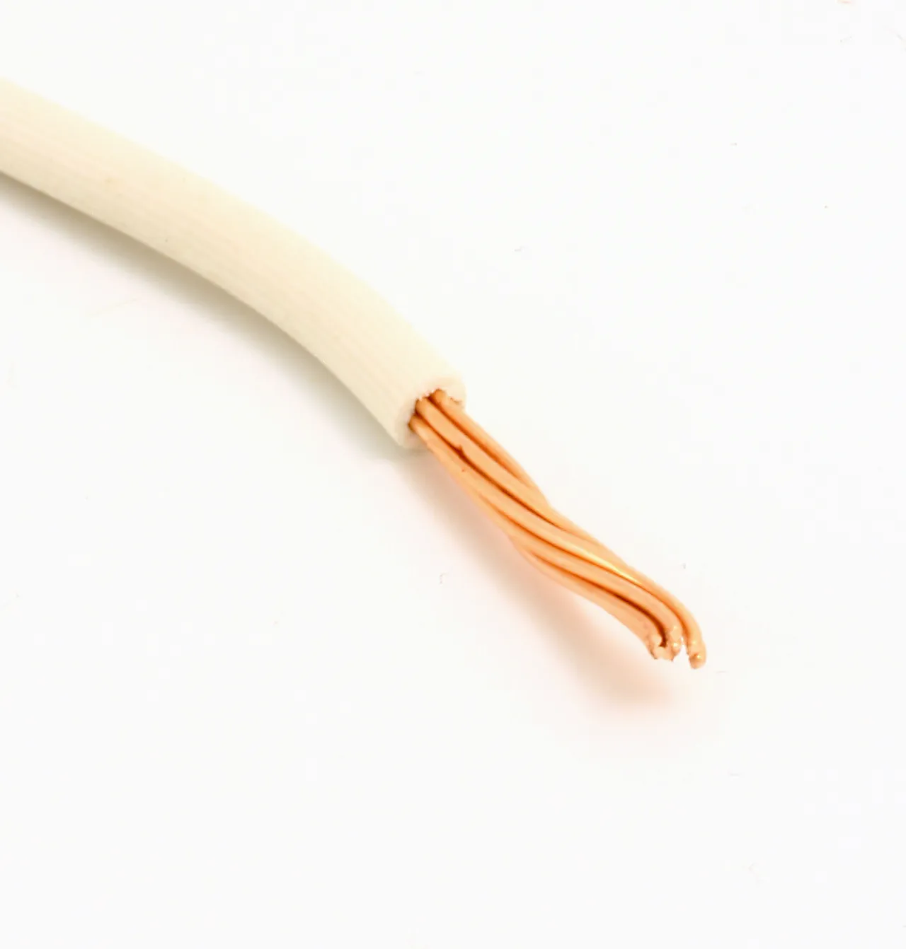 Kabel pn 2,5 20m hvit bp