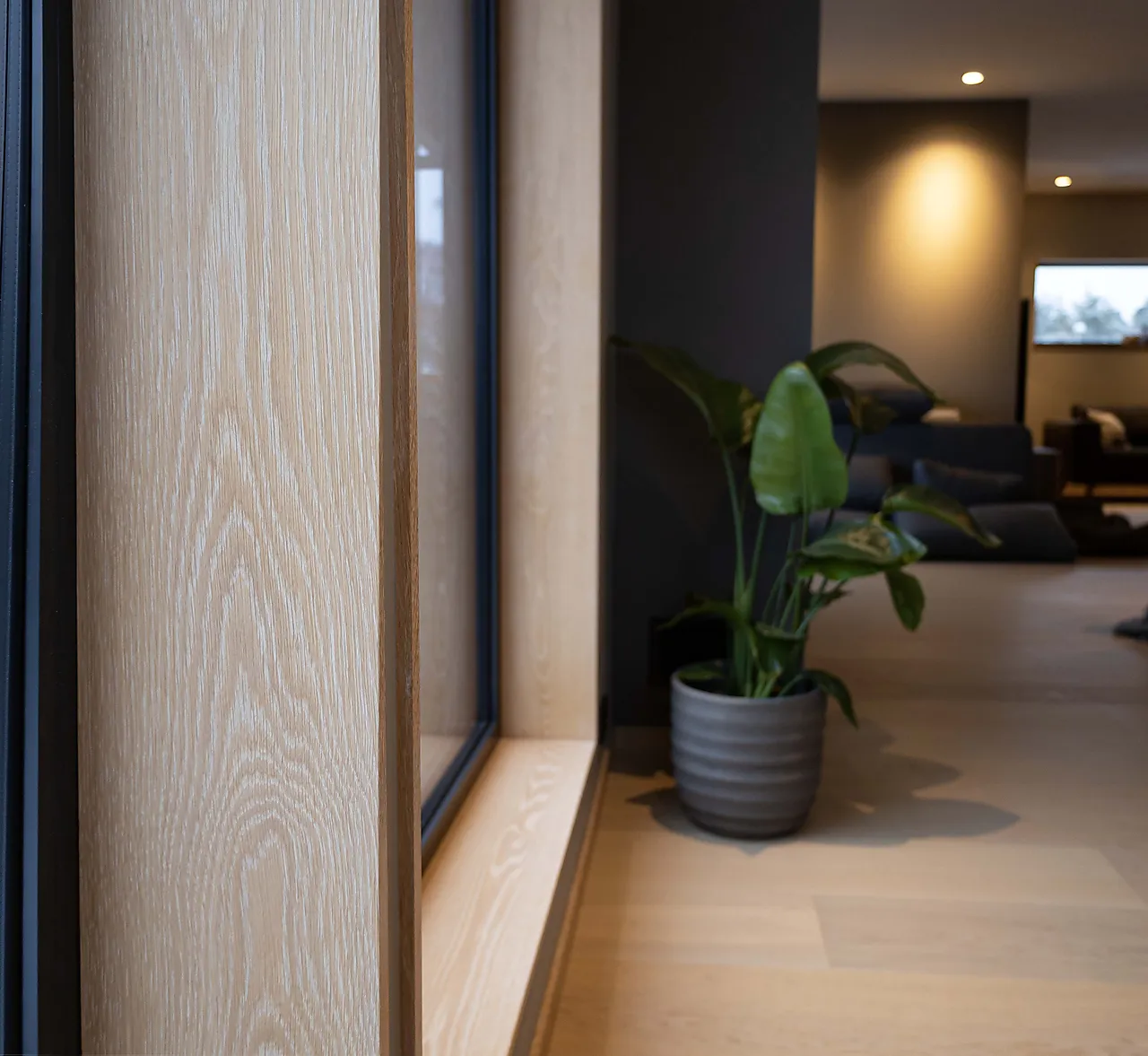 Glattkant eik 21 x 195 mm ubehandlet null - null - 2 - Miniatyr