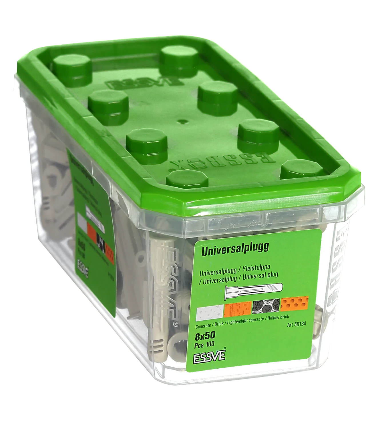 Universalplugg 8x50 a-100polyethylen null - 50 - 2 - Miniatyr