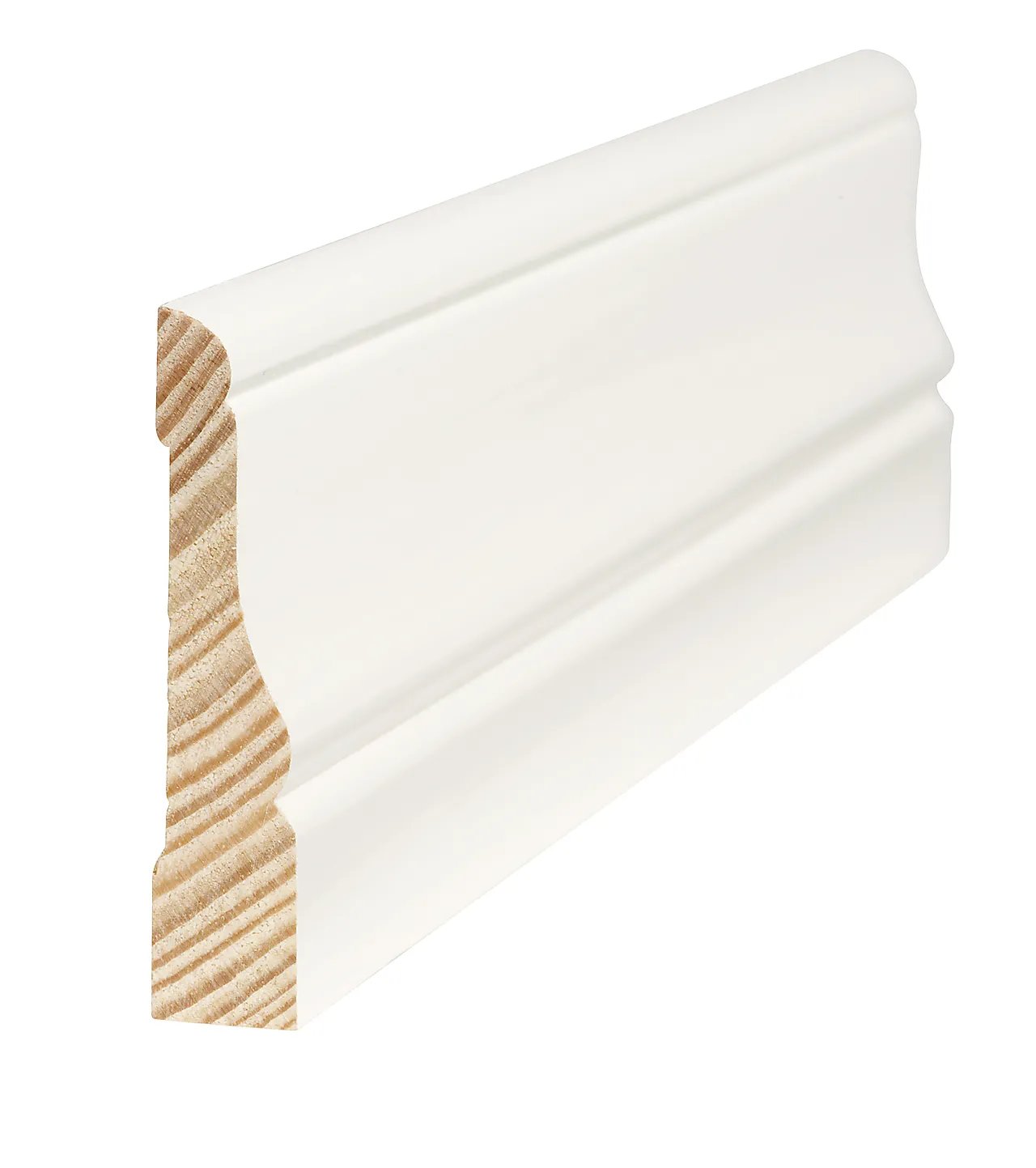 Kombilist furu profilert hvit bomull S0502-Y 15x70x4400 mm Kombilist furu profilert hvit bomull S0502-Y 15x70x4400 mm