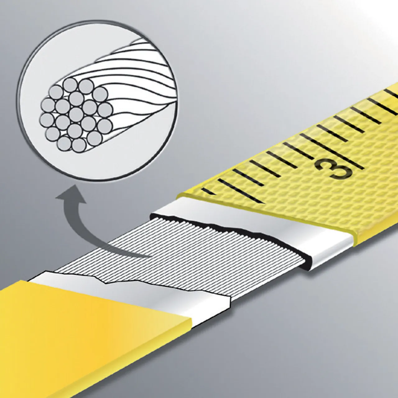 MÅLEBÅND 50M 13MM GLASSFIBER LTS-50 null - null - 2 - Miniatyr