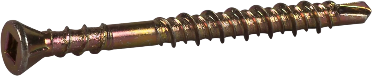 Gulvskrue innvendig 3,9x42 gul 250 stk