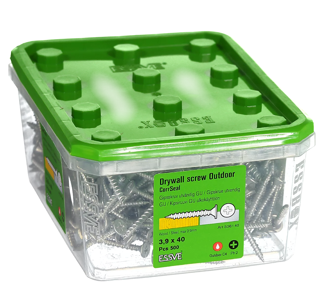 Gipsskr gu utv kombi 3,9x40 cscorrseal a-500 Gipsskr gu utv kombi 3,9x40 cscorrseal a-500