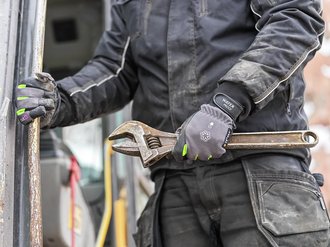 Lærhanske syntetiske 577-10 tegera