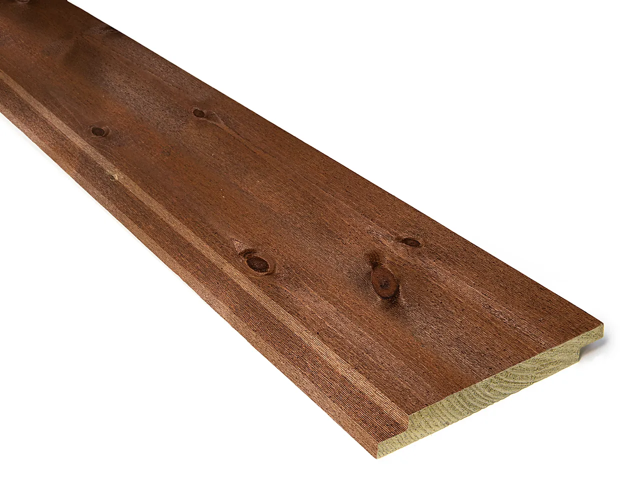 Furu 19x148  tett tryr solbrun kledning dobbelfals tett beh cu-imp