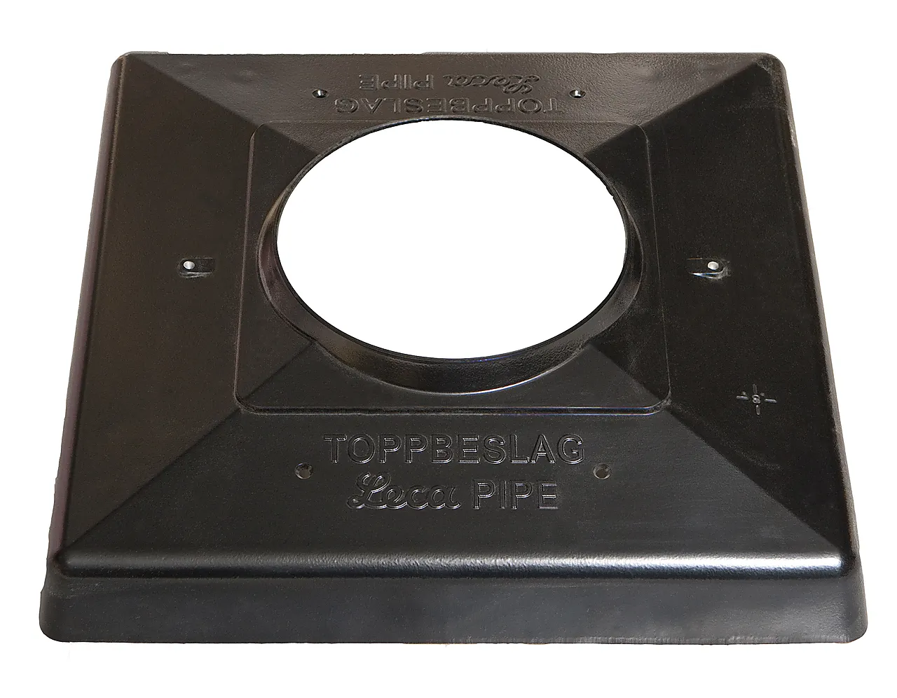 Toppbeslag for ettløps leca pipe