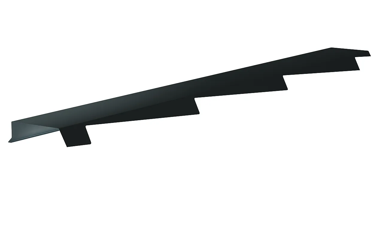 Decra gavlbeslag venstre Elegance matt sort Decra gavlbeslag venstre Elegance matt sort