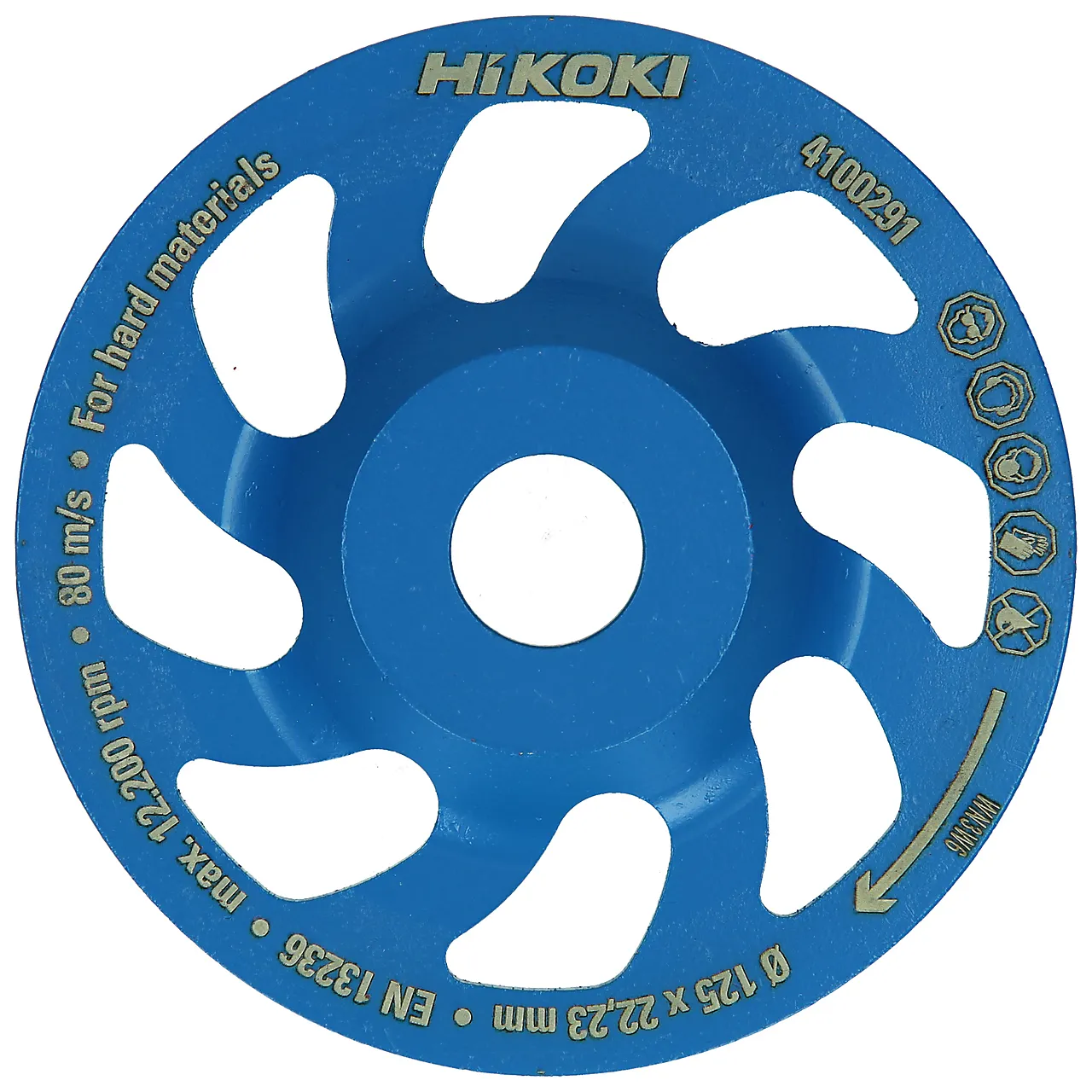 Diamantslipekopp 125x22,5x5 betong