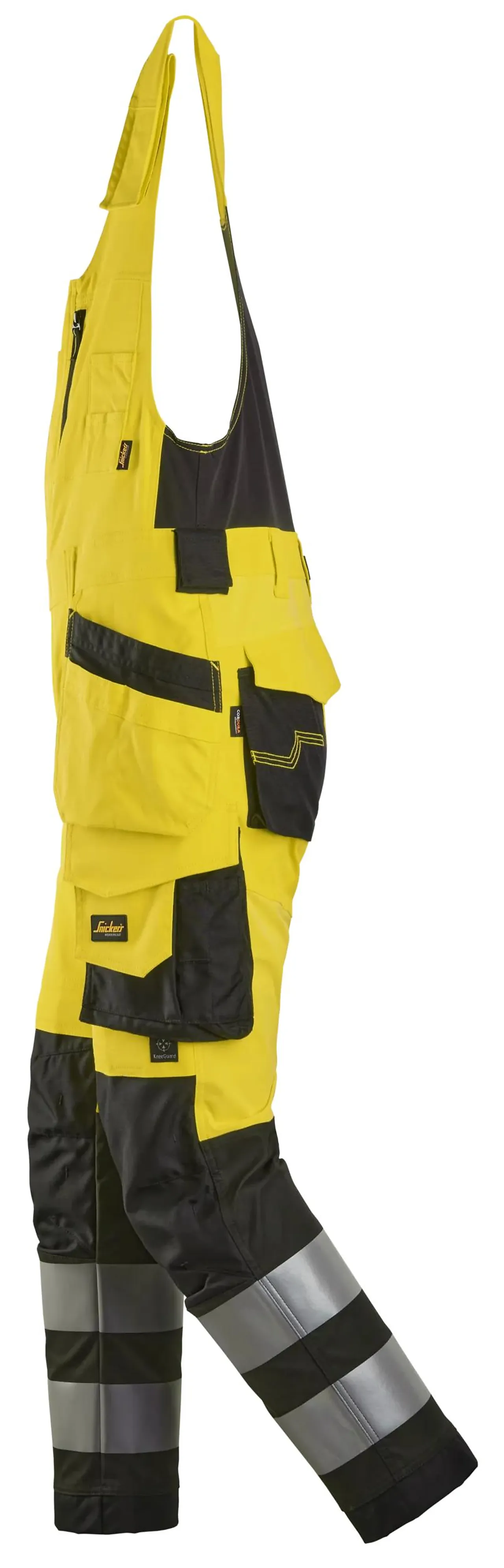 Helbukse 6013 gul kl2 hl 54 snickers workwear