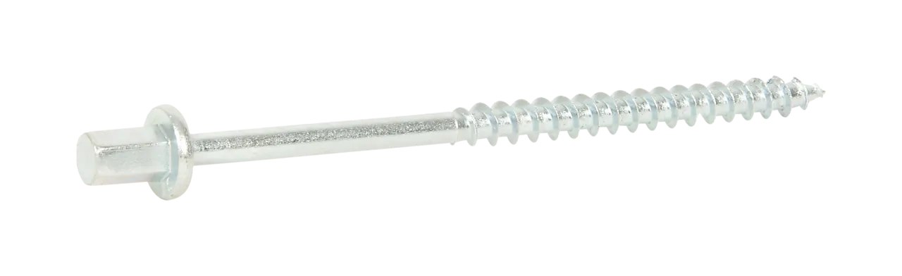 Forskalingsskrue 6x100 fzb -80 blankforsinket stål