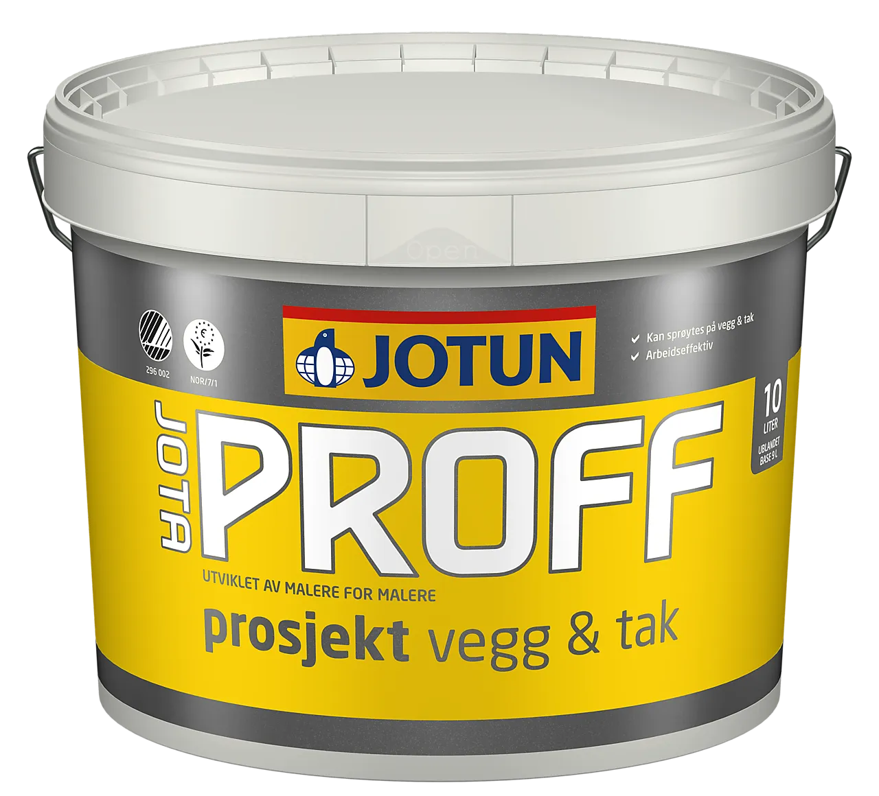 Jotaproff Prosjekt vegg/tak a-base 9 liter Jotaproff Prosjekt vegg/tak a-base 9 liter