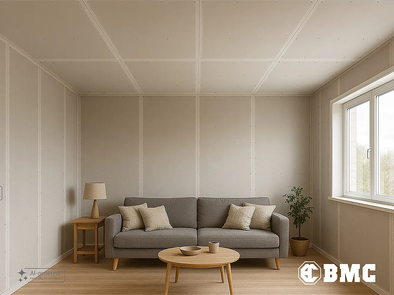 Gipsplate 4 forsenkede kanter 12,5x1200x2400 mm null - null - 3 - Miniatyr